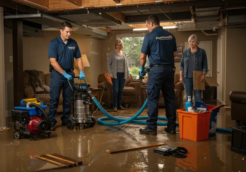 Basement Water Extraction and Removal Techniques process in Woodbourne, PA